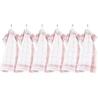 Tiseco Küchenhandtuch Home Studio Pharao Utensils Pink (3er-Set) - 50 x 70 cm