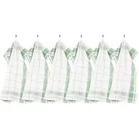 Tiseco Küchenhandtuch Home Studio Pharao Utensils Smoke Green - 50 x 70 cm (3er Set)