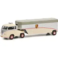 Schuco VW T1 C.Motors beige/silb.1:64