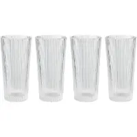 Stelton – Pilastro Hohe Trinkgläser – 4er-Set – 30 cl