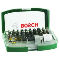 Bosch Blau Zubehör 2607017560 SCHROEVEN MP (32-DELIGE SCHROEFBITSET MET KLEURCODERING)