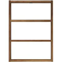 CALICOSY | Wandregal Stanley braun MDF 43.2x60x9 cm | NADUVI