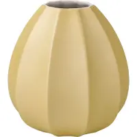 Kaiser Porzellan Vase Concave, Biskuit-Porzellan, Champagner, 16 cm, 23122941