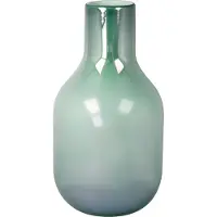 Goebel Tischvase "Silver Stone", grün, H:34cm Ø:17,5cm, Glas, Vasen, Tischvase, Vase aus Glas, Höhe ca. 34 cm
