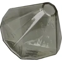Goebel Vase Diamond grey, Dekovase, Glas, Grau, 12 cm, 23123211