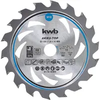 Kwb 581854 Hartmetall Kreissägeblatt 130 x 16 x 1.0 mm Zähneanzahl: 18 1 St.