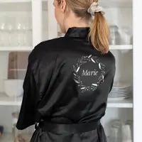 Yoursurprise Morgenmantel personalisieren - Schwarz