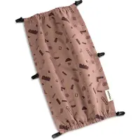 Croozer Sonnenschutz für Kid 1 Modelle - Kraams Kollektion, Farbe:Red Patterned