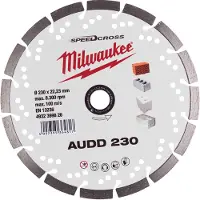 Milwaukee für abrasive Materialien Speedcross Diamanttrennscheibe AUDD 230mm