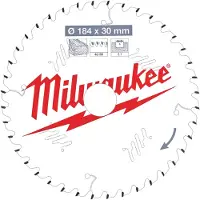 Milwaukee Kreissägeblatt für Holz Wechselzahn 184/30 mm 40 Zähne