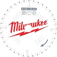 Milwaukee Kreissägeblatt für Holz Wechselzahn 235/30 mm 36 Zähne