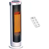 Monzana Ventilatorkachel MZTH2000 Wit Keramisch 2.000W