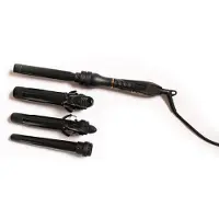 VARIS Lockenstab-Set - Lockenstab mit 4 Aufsätzen