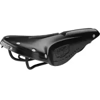 Brooks Saddle B17 Narrow Carved, Leather, Black black