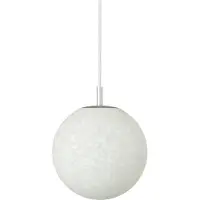 Normann Copenhagen Pix Pendelleuchte Ø20 White - , Weiß, für Wohnzimmer, Kunststoff