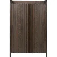 Ferm Living Sill Cabinet Low Eiche Dunkel Gebeizt