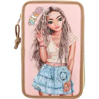 Depesche 12378 TOPModel 3-Fach Federtasche Hippie Heart