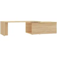 vidaXL Couchtisch Sonoma-Eiche 150x50x35 cm Holzwerkstoff