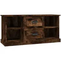 vidaXL TV-Schrank Räuchereiche 99,5x35,5x48 cm Holzwerkstoff