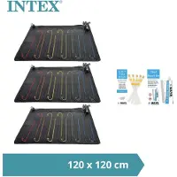 Intex - Pool Heizung - 3x Solarmatte & WAYS Reparaturset und Teststreifen