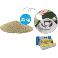 Comfortpool - Sparpack - Filtersand Sandfilterpumpe - Inhalt 25 kg (1 x 25 Kilogramm) & WAYS Scheuerbürste