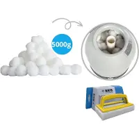 Bestway Flowclear Polysphären-Filterkugeln - 5000 Gramm & WAYS Scheuerbürste