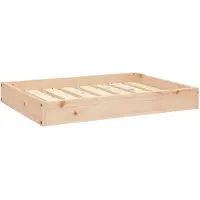 vidaXL Hundebett 71,5x54x9 cm Massivholz Kiefer