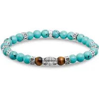 Thomas Sabo A2087-364-7 Unisex Armband Türkis/Braun
