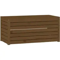 vidaXL Gartenbox Honigbraun 101x50,5x46,5 cm Massivholz Kiefer