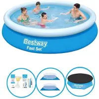 Bestway Pool Fast Set 366x76 cm - Inklusive Zubehör