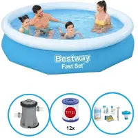 Bestway Pool Fast Set 305x66 cm - Pool Bundel