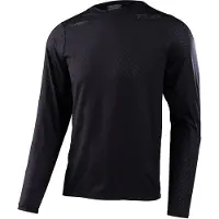 Troy Lee Designs Skyline Air Langarm Enduro Trikot Schwarz S Mann Schwarz S