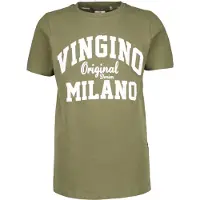 Vingino Tshirt-classic-logo-rnss Army Green Größe: 10 | T-Shirts Outlet | kids | Grün