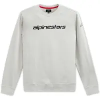 Alpinestars Linear Crew Fleece Silver/Black L Sweatshirt