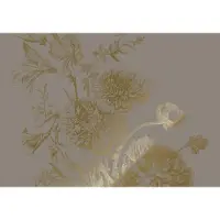 Kek Amsterdam Gold gravierte Blumentapete grau MW-150 300x280cm