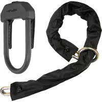 Hiplok DX+XL Kettenschloss+Bügelschloss 10mm gehärteter Stahl+14mm DX U-Schlo...