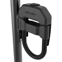 Hiplok DXF, U-Schloss, Schwarz, Stahl, 1,4 cm, Schlüssel, ENRA, SOLD SECURE GOLD (DX ONLY), VAREFAKTA