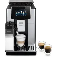 De'Longhi DeLonghi PrimaDonna ECAM 610.55.SB Superautomatische Kaffeemaschine Metall 1450 W 19 bar 2,2 L
