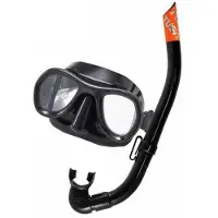 Tusa Sport Panthes Schnorchelset - Schwarz