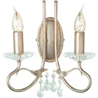 Elstead Lighting Elstead Christina Wandleuchte E14 2-fach Silber, Gold, UK
