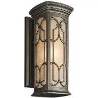 Elstead Lighting Elstead Franceasi Außen-Wandleuchte E27 46cm Ältere Bronze IP44