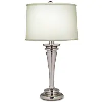 Elstead Lighting Elstead Brooklyn Tischleuchte E27 Poliertes Nickel