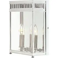 Elstead Lighting Deckenleuchte Holborn 2xE14 Chrom poliert H:31cm L:11cm B:25,5cm IP44