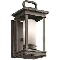 Kichler Elstead South Hope Außen-Wandleuchte E14 30cm Rubinierte Bronze IP44