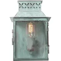 Elstead Lighting Elstead Lambeth Palace Außen-Wandleuchte E27 Grünspan IP44
