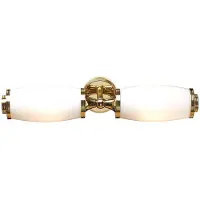 Elstead Lighting Elstead Eliot LED Wandleuchte G9 2-fach Poliertes Messing IP44