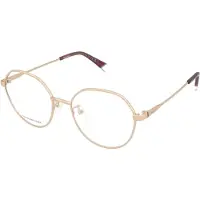 Polaroid Damen PLD D490/G DDB Rahmen von BRILLEN Metall Gold/Kupfer Geometrisch