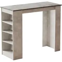 Kalune Design | Stehtisch Vere Naturel Spaanplaat 120x51.6x101.8 cm | NADUVI