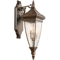 Kichler Elstead Venetian Rain Außen-Wandleuchte E14 3-fach Gebürstete Bronze IP44