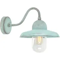 Elstead Lighting Elstead Somerton Außen-Wandleuchte E27 Grünspan IP44